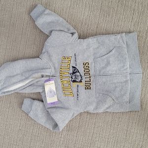 Lined hooded sweatshirt